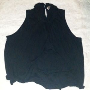 Black flowing tank top